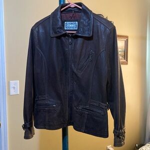 M.G.R.- Vintage Genuine Leather Jacket